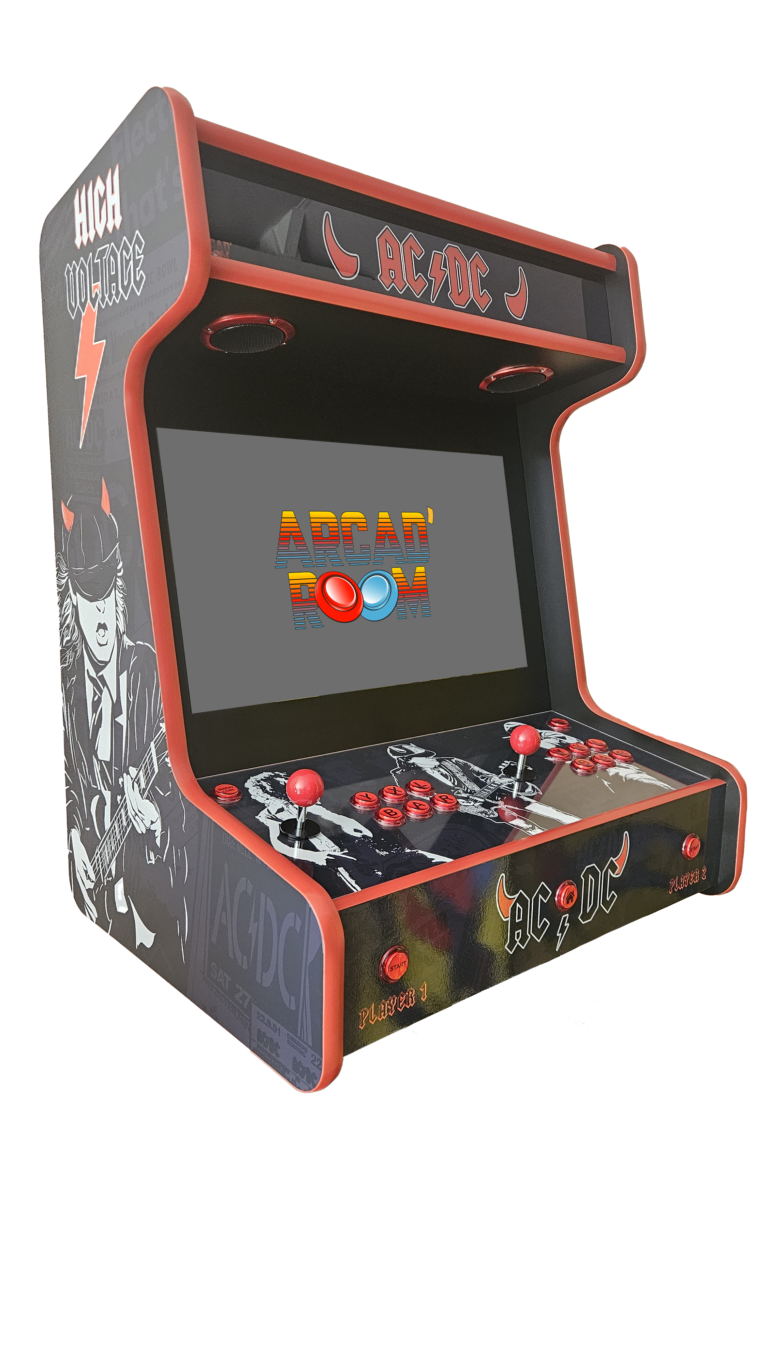 Borne d'arcade personnalisable fabriquée en Gironde (33) par Arcad'room